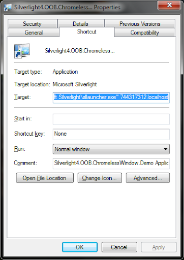 how to use silverlight app